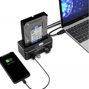 SATA HDD Docking Station with Card Readers & USB Ports - Premierity