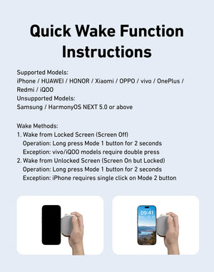 Magnetic Smartphone Camera Grip with Remote