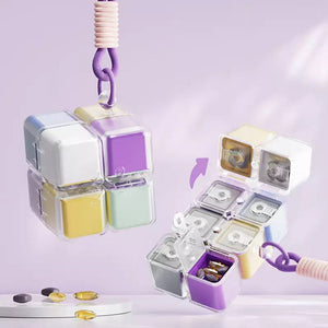 Rubik’s Cube Style Pill Organizer