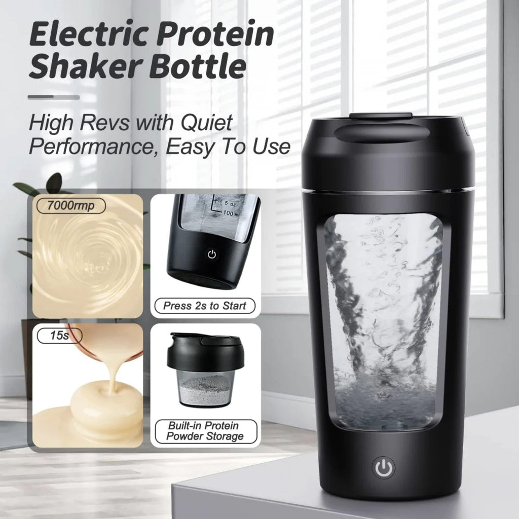 Electric Protein Shaker Bottle 650ml