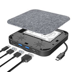 SATA Hard Drive Enclosure with USB-C Hub