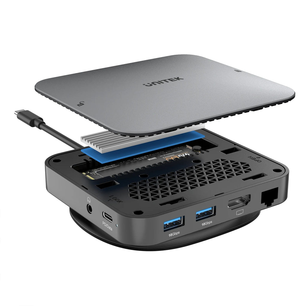 10 in 1 Dual Protocol NVMe M.2 SSD Case
