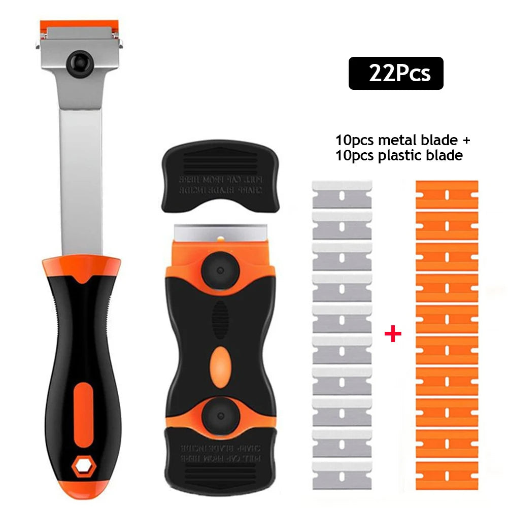 Razor Blade Scraper Set with Replaceable Blades