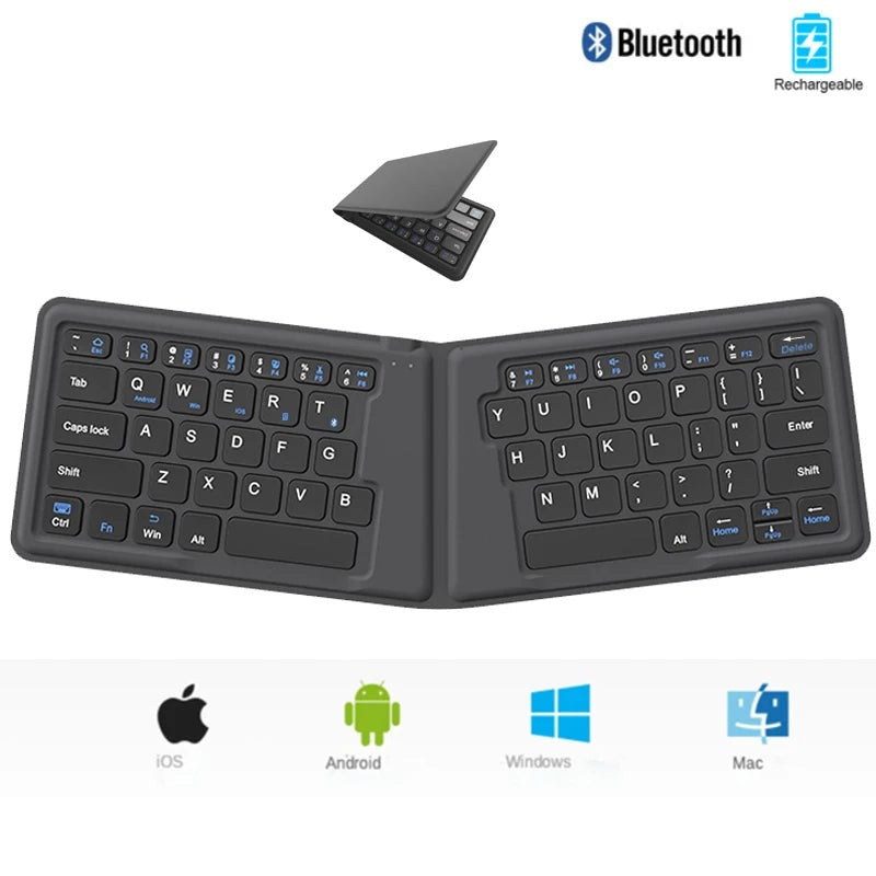Slim Ergonomic Foldable Keyboard
