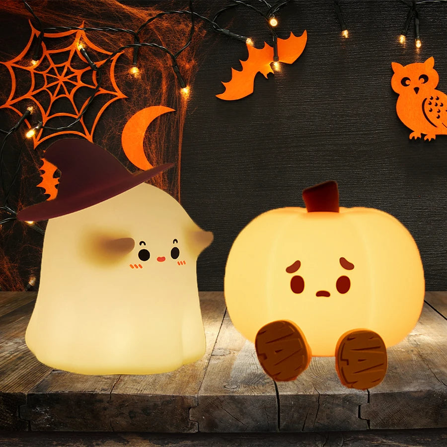 Pumpkin/Ghost Halloween Night Light