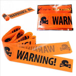Halloween Props Warning Line
