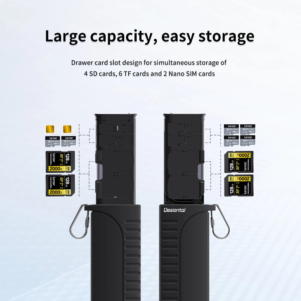 Type-C Card Reader and Storage Box