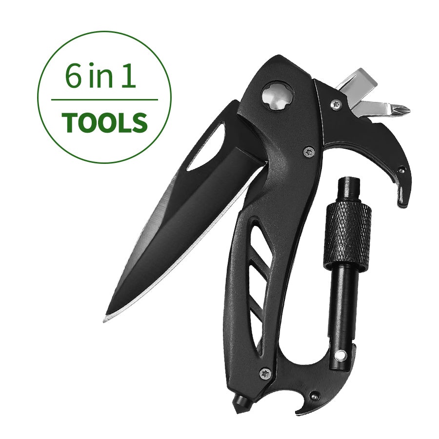 6-in-1 Carabiner Multitool