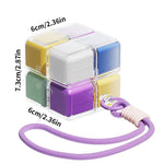 Rubik’s Cube Style Pill Organizer