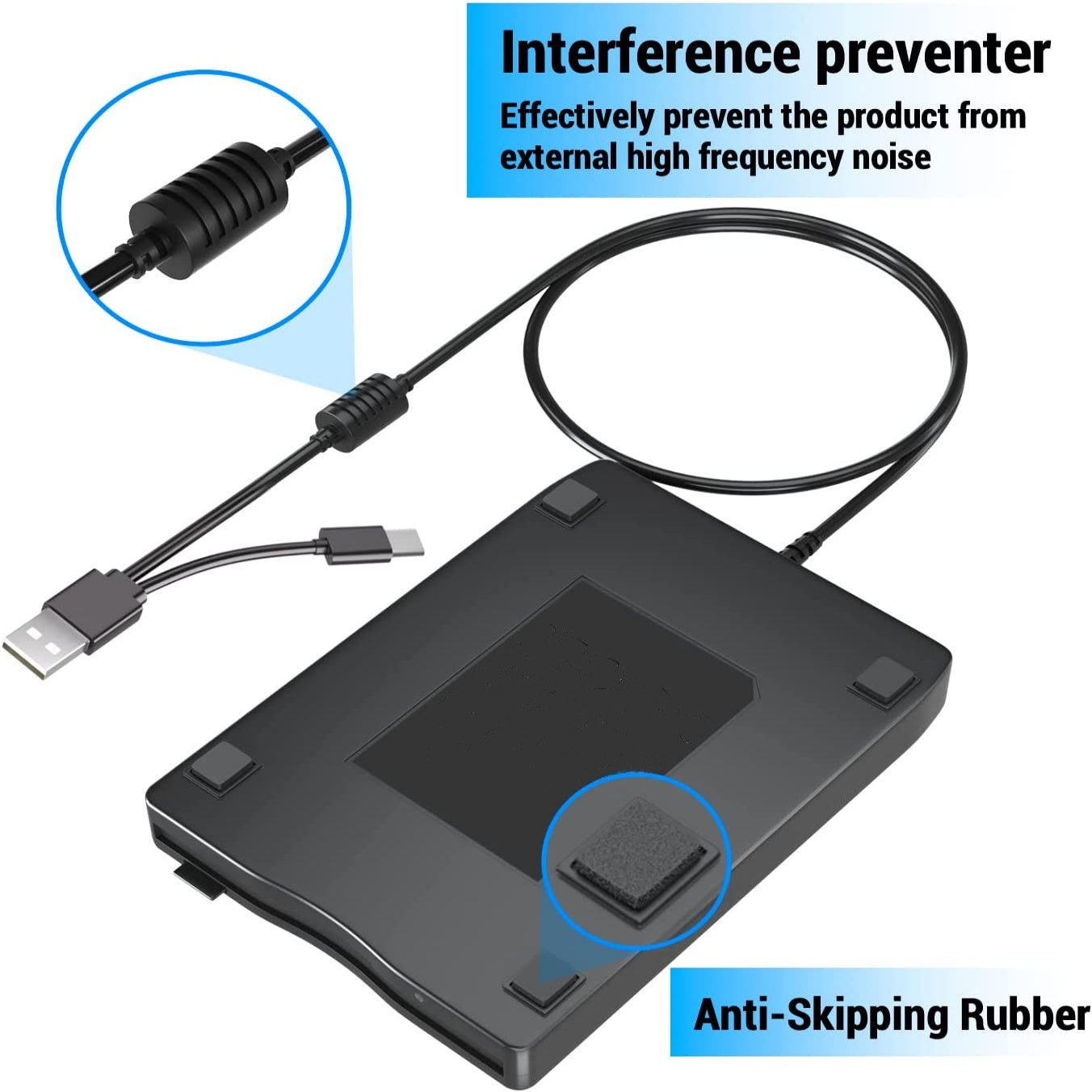 3.5" External Floppy Disk Drive