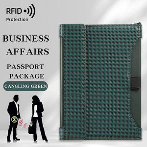 RFID Blocking Travel Wallet
