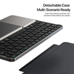 Foldable Bluetooth 5.0 Keyboard with Touchpad & Device Holder