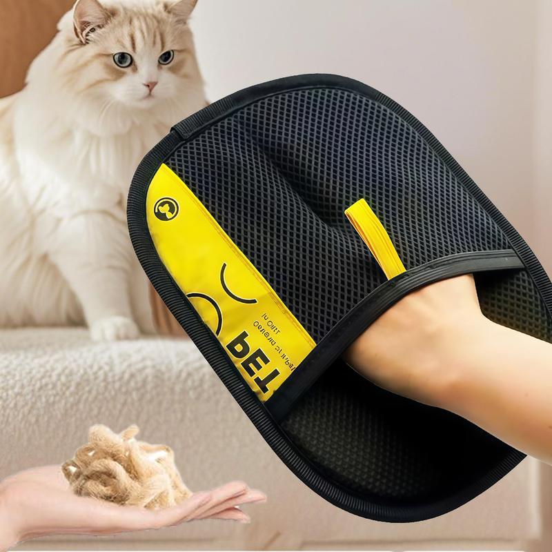Pet Hair Removal Mitts – Reusable Grooming Gloves