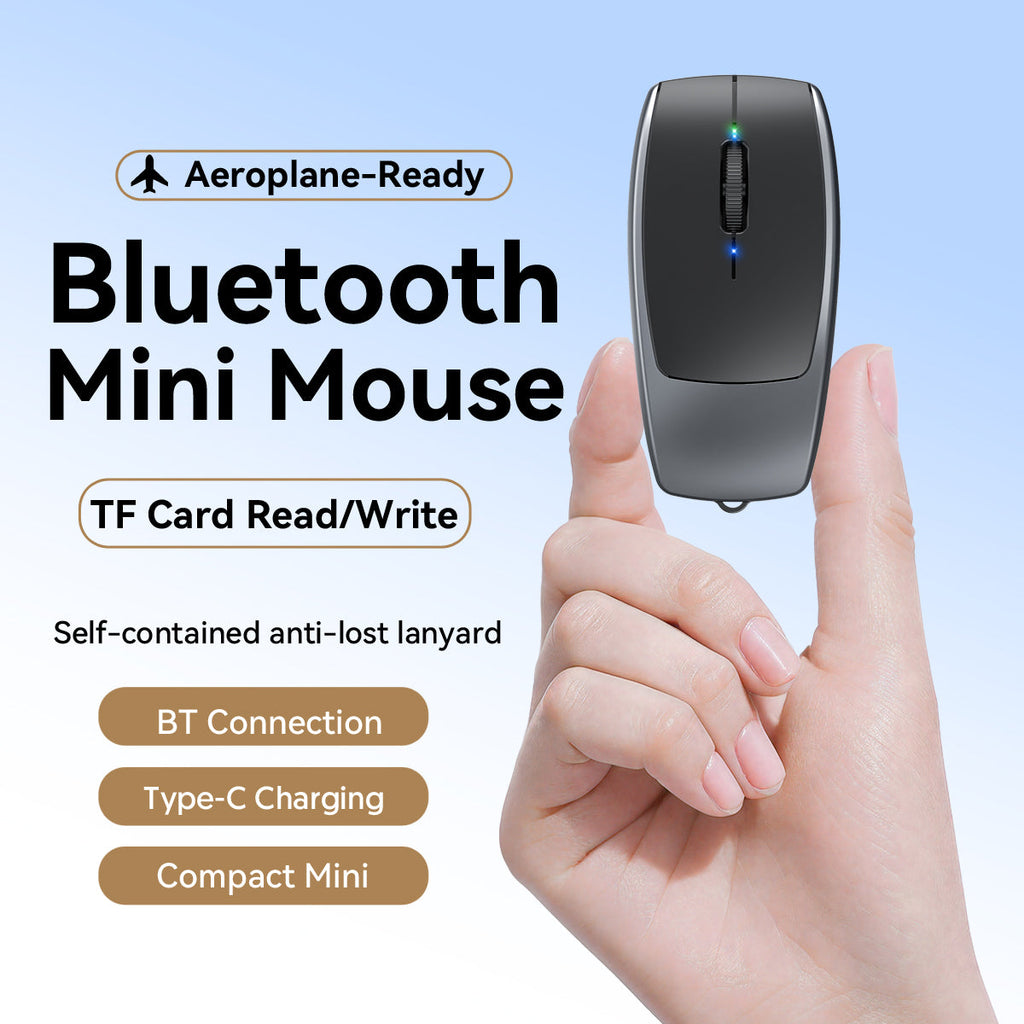Mini Bluetooth Mouse + TF Card Reader