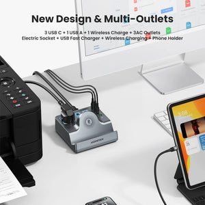 8-in-1 Multifunctional Charging Station
