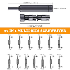 27 in 1 Portable Screwdriver Set
