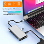 11 in 1 USB C Hub with HDMI & VGA