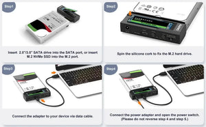 M.2 NVMe & SATA SSD Adapter