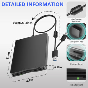 3.5" External Floppy Disk Drive