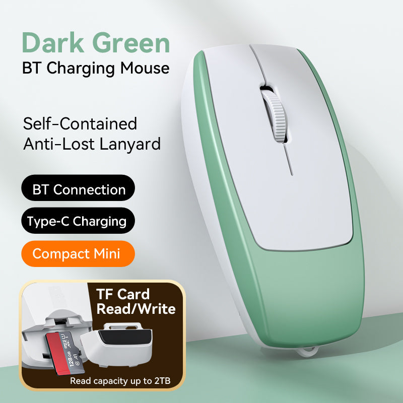 Mini Bluetooth Mouse + TF Card Reader