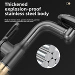 Multi-Functional 4-Mode Waterfall Basin Faucet