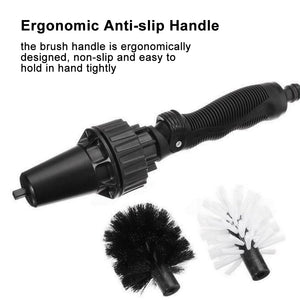 Water-Powered Rotary Cleaning Brush