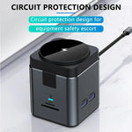 8 in 1 Wireless Charger with USB Hub