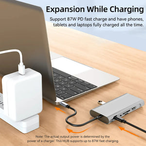 11 in 1 USB C Hub with HDMI & VGA