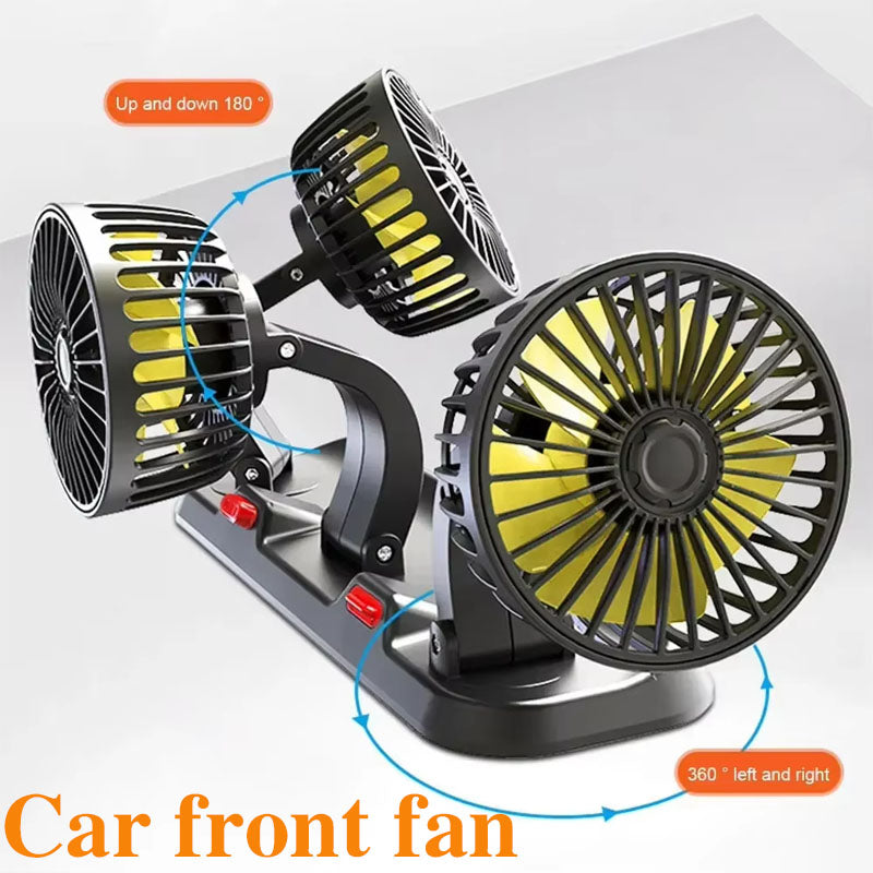 3-Head Rotatable Car Fan