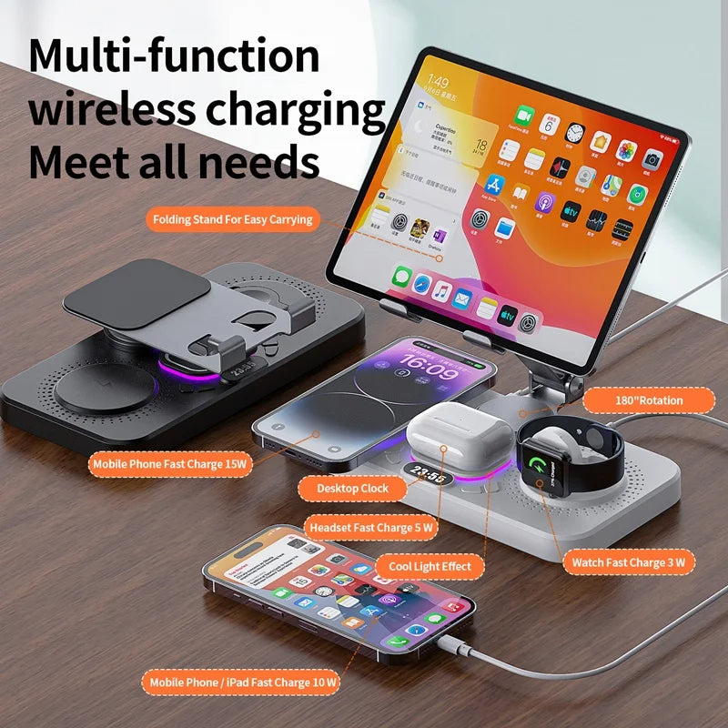6 in 1 Wireless Charging Station
