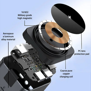 8 in 1 Wireless Charger with USB Hub