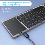 Compact Wireless Folding Keyboard