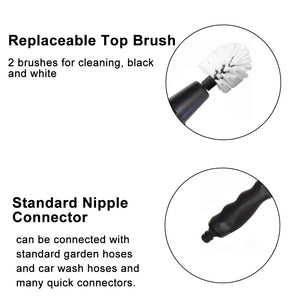 Water-Powered Rotary Cleaning Brush