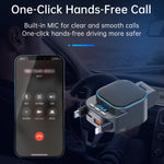 96W 4-in-1 Retractable Car Charger with Bluetooth