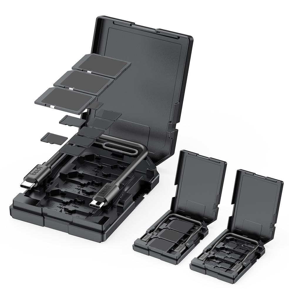 SD Card–Style Multi-Slot Card Reader & Storage