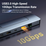 8-in-1 SSD USB-C Hub with NVMe/SATA Enclosure