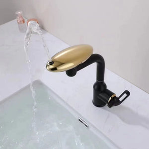 Multi-Functional 4-Mode Waterfall Basin Faucet