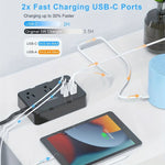 10 in 1 Compact Power Strip with USB