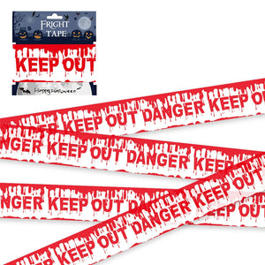 Halloween Props Warning Line