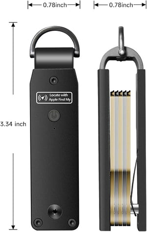Smart Key Holder with Built-in AirTag Chip & GPS Tracking