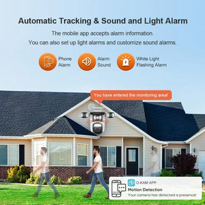 10K Ultra HD 4-Lens Security Camera