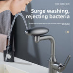 Multi-Functional 4-Mode Waterfall Basin Faucet