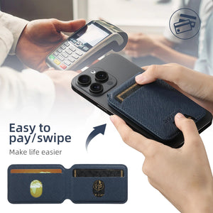 Magnetic Wallet Phone Stand