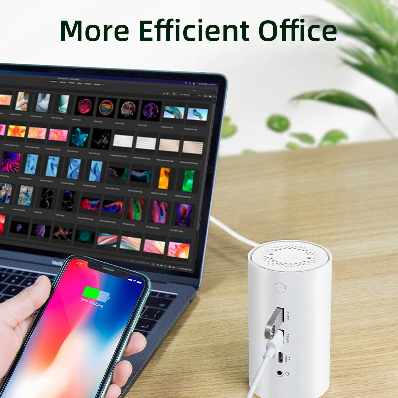 10 in 1 Docking Station with Air Purifier