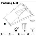 Solo Camping Ultralight Mesh Tent