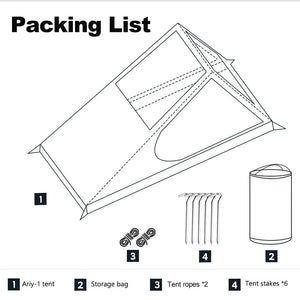 Solo Camping Ultralight Mesh Tent