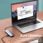 8-in-1 SSD USB-C Hub with NVMe/SATA Enclosure