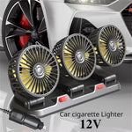3-Head Rotatable Car Fan