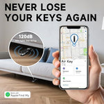 Smart Key Holder with Built-in AirTag Chip & GPS Tracking
