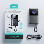 10,000mAh Power Bank with 70cm Retractable USB-C Cable